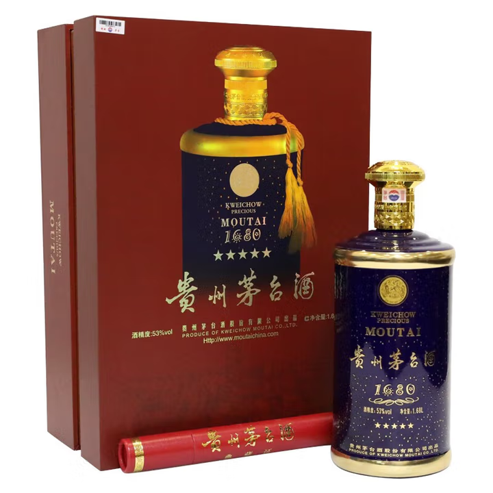 Moutai (MOUTAI) Guizhou Moutai Feitian Moutai 1680 53% Maotai Liquor 1680ml Collection Souvenir Wine 53% 1680mL 3 bottles (whole box) 2013